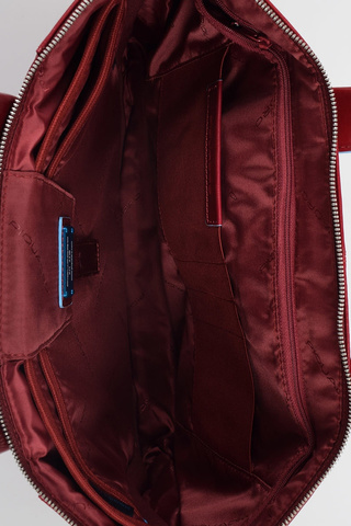 Сумка для ноутбука Piquadro Blue Square, красный, кожа натуральная (CA4021B2/R)