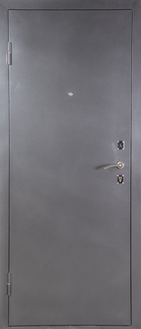 Дверь входная Арсенал S-1, 2 замка, 1,2  металл (серебро+лён светлый)