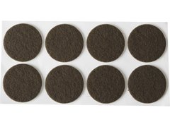 STAYER d 28 мм, самоклеящиеся, фетровые, 8 шт, коричневые, мебельные накладки (40910-28)