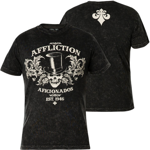Affliction | Футболка мужская DUBLIN A22756 перед и спина