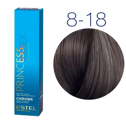 Estel Professional Princess Essex Chrome 8-18 (Светло-русый пепельно-жемчужный) - Крем-краска для волос