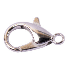 "Zlatka" Замок для бус "карабин" DS-01/5, DB-02/5 и DB-01/5 5шт №01 под серебро