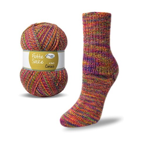 Rellana Flotte Socke Circus 6-ply