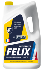 Антифриз Felix TYPE D желтый 5 кг
