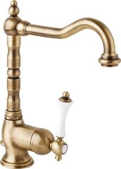 Cezares MARGOT-LSM2-02-M MARGOT-LSM2-02-M Смеситель для раковины однорычажный с донным клапаном, исполнение бронза, ручка бронза фото