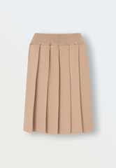 Юбка вязаная со складками (бронза)