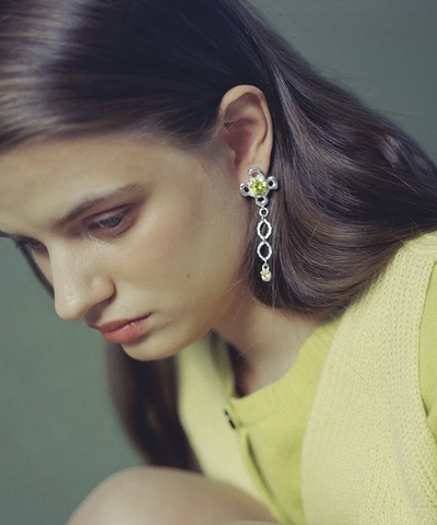 Серьги SPRING EARRINGS green