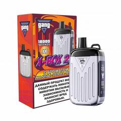 Одноразовая электронная сигарета Gang Xbox 2.0 18000 - Малина Яблоко Мята (18000 затяжек)