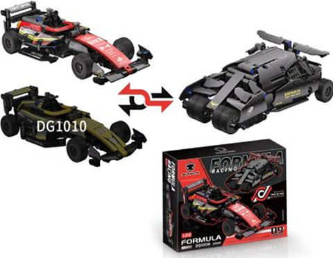 Конструктор 2в1 Формула / Бэтмобиль