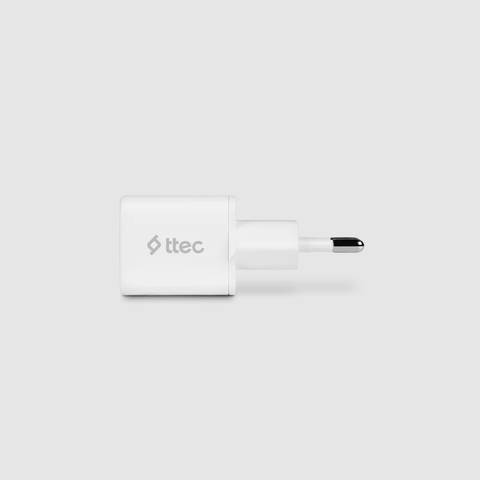 Зарядное устройство TTEC SmartCharger 20W PD Charger c кабелем USB-C - USB-C 3A, белый