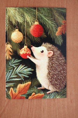 Ежик готовится к празднику