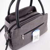 Сумка Саломея 477 мульти итальянский серо-черный