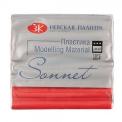 
          Полимерная глина (пластика) Сонет, 56 гр., брус красный