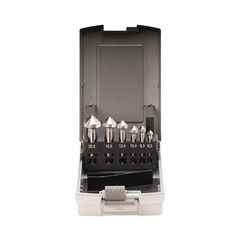 Набор зенковок 90° 6,3-20,5мм 3z HSS 6шт Bucovice(CzTool) 741806