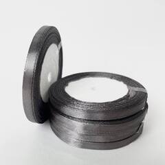 Лента Атласная (0,6см*22,85м), Графит