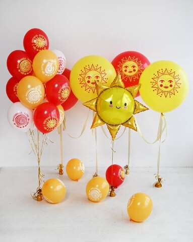 Сет гелиевых шаров Масленница