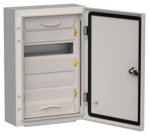 TITAN 5 Корпус мет. ЩРн-24 (1х24) 460х310х140 IP54 сер IEK
