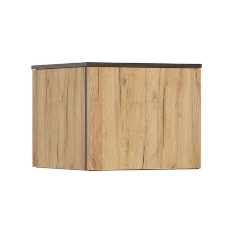 Норд Антресоль к пеналу угловому (Дуб крафт, Дуб крафт (КРОМКА ВЕНГЕ))