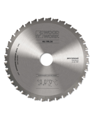 Диск пильный для резки стали DRYCUT 190*2.0/1.6*30*36T A=-5º FWF Woodwork 46.190.36