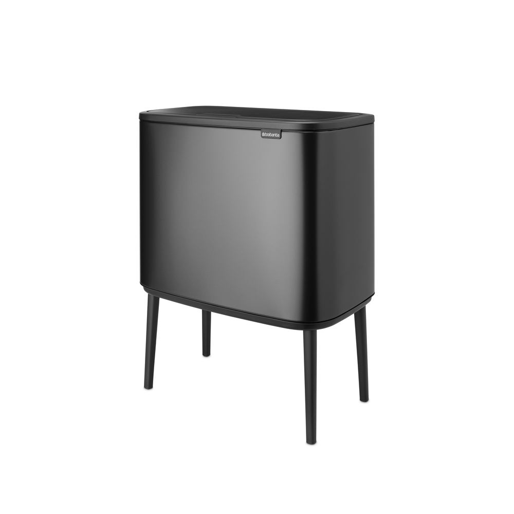 Мусорный бак Touch Bin Bo (11 л + 23 л), Черный матовый БЕЗ НОЖЕК, арт. У316203 - фото 2