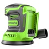Эксцентриковая шлифмашина акк. Greenworks OS325, 24V, 125 мм, 5000-8000-11000 об/мин, амплитуда 2.4 мм, без АКБ и ЗУ (3100907) — фото 7