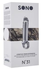 Прозрачная удлиняющая насадка Stretchy Penis Extension No.31 - 