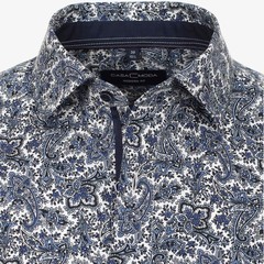 Сорочка мужская Casamoda Modern Fit 303523700-100 растительный принт в синей гамме