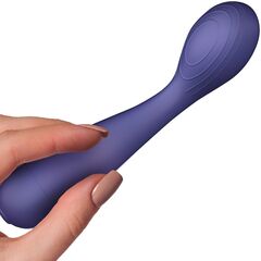Фиолетовый вибратор для G-точки Peri Berri - 18,5 см. - 