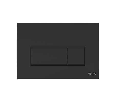 Vitra 740-2311 Панель смыва Root Square, мат. черн.