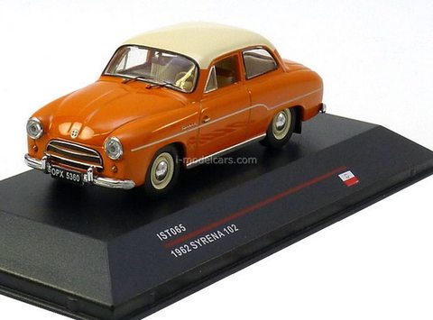 Syrena 102 1962 orange IST 065 Models 1:43