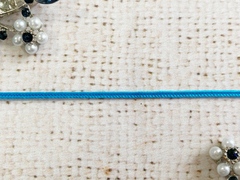 Шнур отделочный "Сутаж", ш. 3 мм, голубой