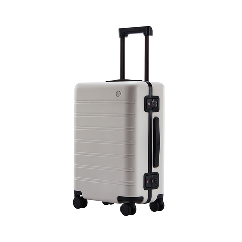 Чемодан NINETYGO Manhatton frame luggage Mocha 20'' Бежевый