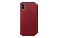 Кожаный чехол Leather Folio для iPhone XS, Red (MRWX2ZM/A)