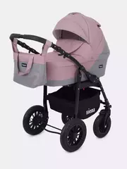 Детская коляска Rant Siena 3в1 (07 серый-розовый)