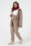 Брюки для беременных 16532 капучино