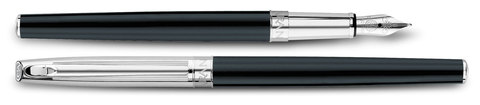 Ручка перьевая Caran d'Ache Madison Bicolor Black SP F (4690.446)