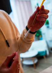 Щетка ершик для многоразовых коктейльных трубочек, 17,5 см