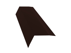 Планка карнизная 100х65(0,45)/100х69(0,4) PE-froil Шоколад Ral 8017