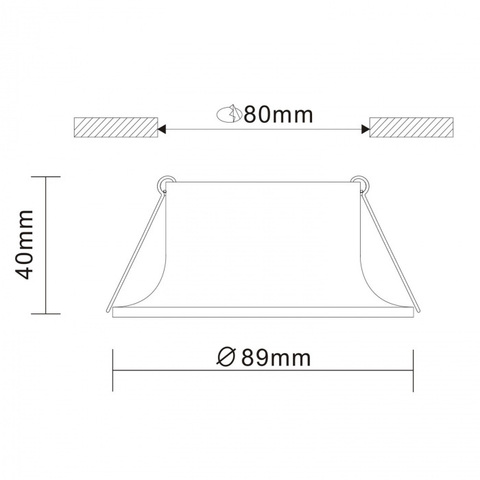 Встраиваемый светильник ST Luce MOBARRA ST202.408.01