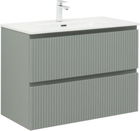 Aquanet 335435 Тумба Джейн 90 (Flat) цв.мисти грин (335435)