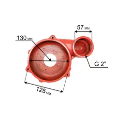 Корпус насоса водяного QUATTRO ELEMENTI Sewage 500F Ci-Cut (909-075-041)