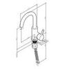 Am.Pm F85B02700  X-Joy S смеситель для раковины с поворотным изливом, хром