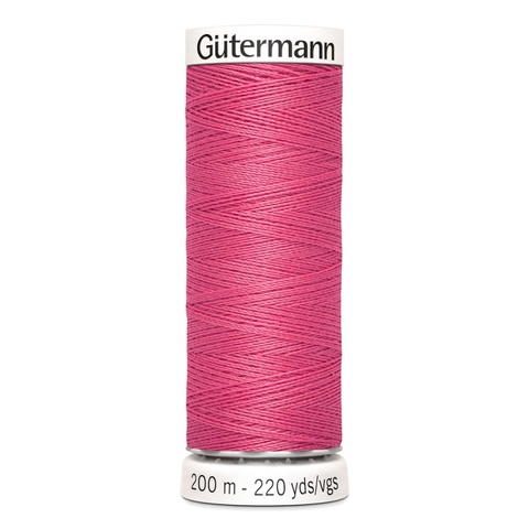 Нить Sew-All 200 м, Gutermann, 890 т.пурпурно-розовый
