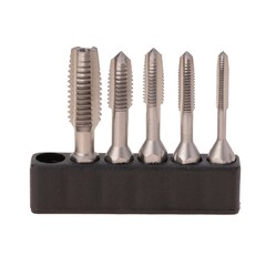 Набор метчиков для шуруповерта M3 -M8 HSS (BIT-1) 5пр Bucovice(CzTool) 948100