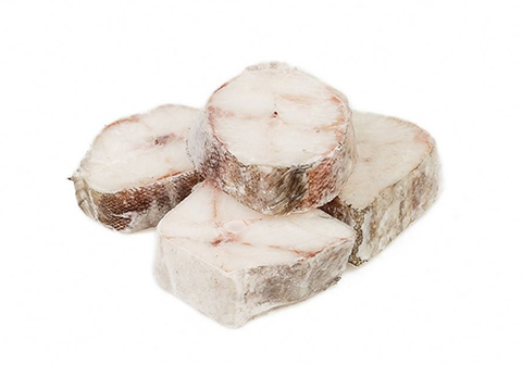 Чёрная треска стейк замороженный~500г