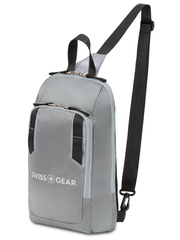 Рюкзак Swissgear с одним плечевым ремнем, серый, 18x5x33 см, 4 л