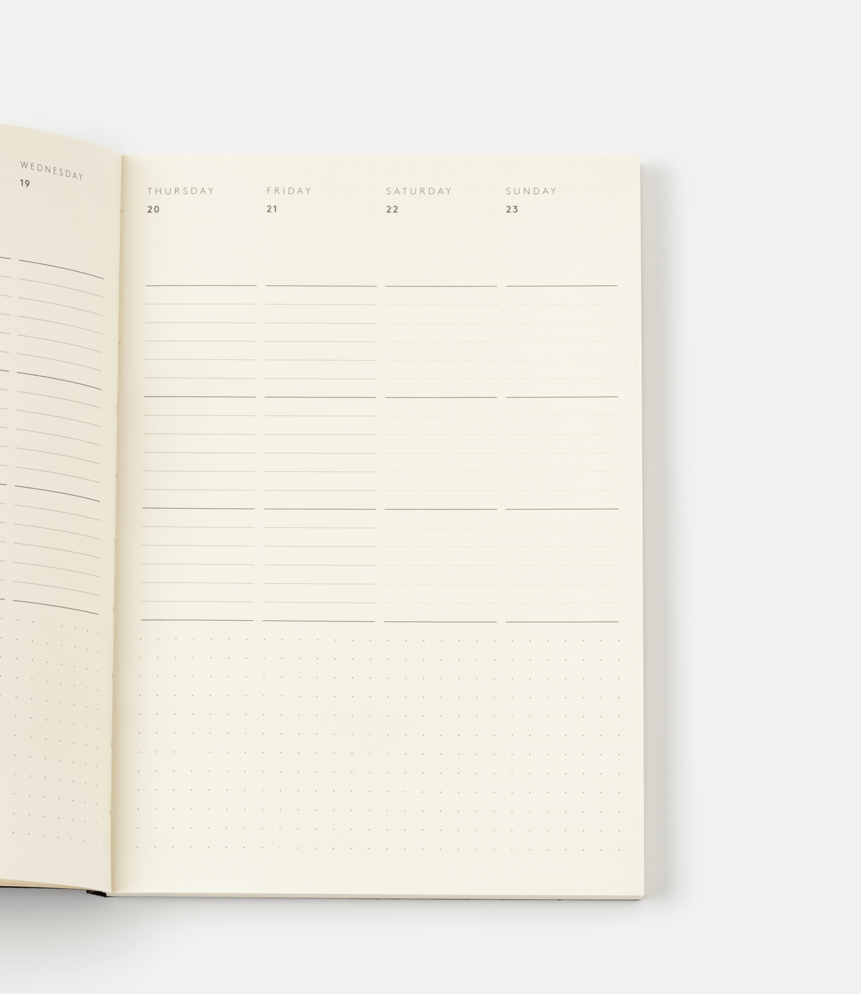 Mark+Fold Diary Black — планер на 2022 год