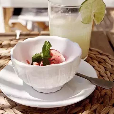 Тарелка 21см Costa Nova Aparte белая