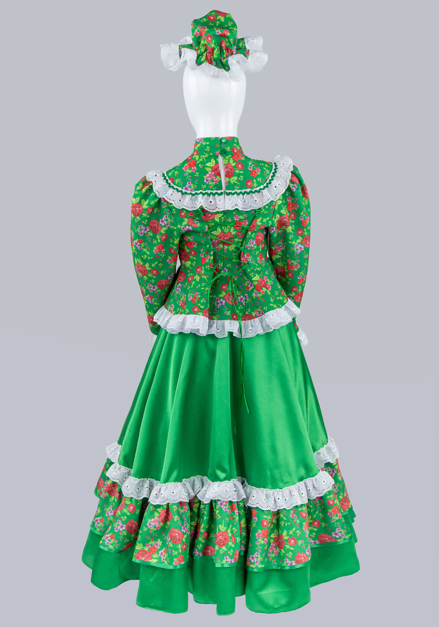 Национальный костюм кубанской девушки - купить Женские казачьи костюмы в магазине KAZAK-SHOP