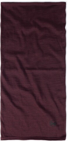Картинка шарф-труба Buff Wool lightweight Solid Garnet - 6